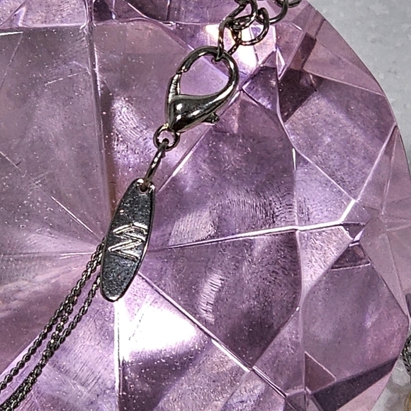 N.Y. NECKLACE STONE SINTETIC WHITE AND BROWN COLOR - Picture 4 of 4